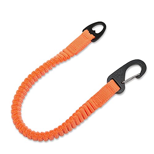 SBJKLYRN Hundeleine， Kurze Hundeleine for Hunde Nylonleine Einziehbare Verlängerung Im Elastischen Bungee-Puffer Hundelauf(Orange) von SBJKLYRN