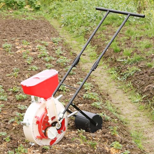 SBJKLYRN Sämaschine， Gartensämaschine Hand-Push-Gartensämaschine Reihenpflanzer Maispflanzer Sämaschine Manuelle Sämaschine Handsämaschine(12mouths) von SBJKLYRN