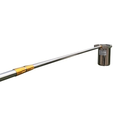 Teleskopischer Wasserprobennehmer， Pendelbecher-Probenehmerkelle aus Edelstahl 304, 500 ml, Wasserprobenstange, Probenehmerstange, Reinigungsset for Schwimmbäder, Pool-Skimmer(2.0m) von SBJKLYRN