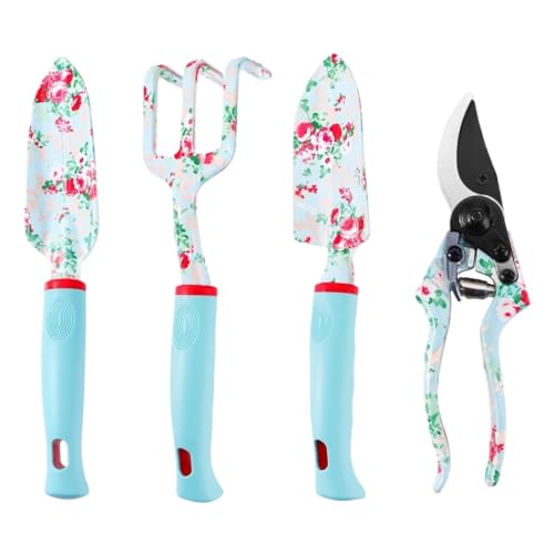Werkzeugsatz， Rostfreies Gartenwerkzeug-Set – langlebige Gartengeräte for drinnen und draußen for Gärtner, Männer und Frauen von SBJKLYRN