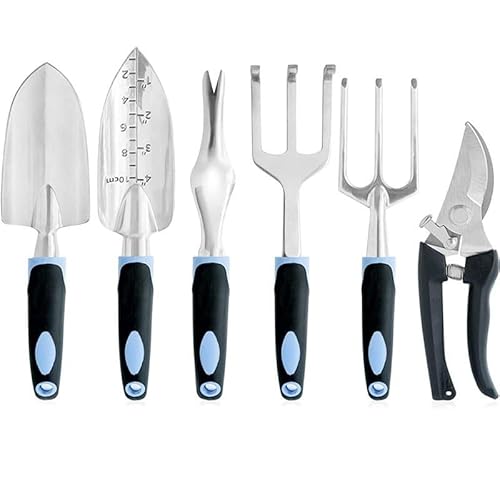 Werkzeugsatz， Rostfreies Gartenwerkzeug-Set – perfekt for den Innen- und Außenbereich for Gärtner, Männer und Frauen von SBJKLYRN