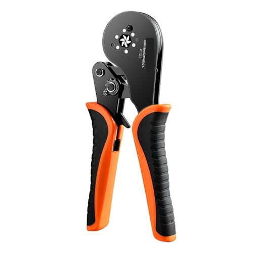 Zange， HSC8 16-6 Pro Terminals Hexagon Crimpzange 0,08-16mm²/30-5AWG Große Reichweite Größe Ratsche Elektrische Crimper Werkzeuge von SBJKLYRN