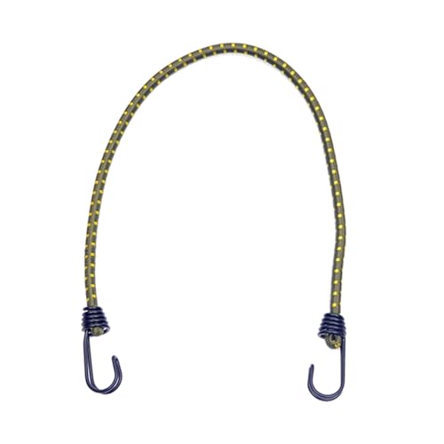 den Gurt befestigen， 24 '' Bune Cord mit Haken Latex starke elastische Lugga Seil UV-Beständigkeit Rack Cargo Camping RV Hand Carts Tie Downs(Nero) von SBJKLYRN