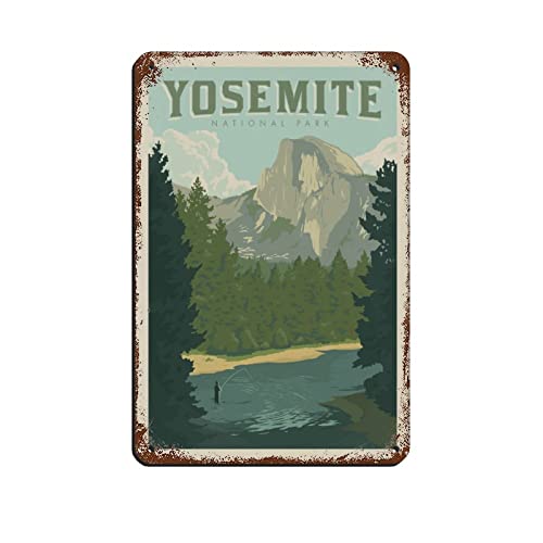 Metall-Blechschilder Yosemite Nationalpark, Zuhause, Küche, Restaurant, Wand, Club, Haus, Dekoration, Reisen, Blechschilder, 30 x 20 cm von SBKGBIEHG