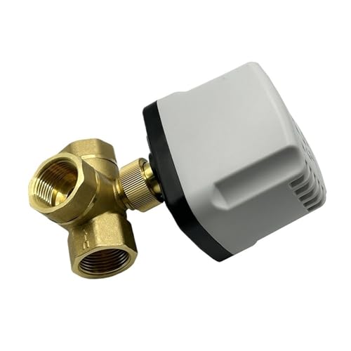DN20 3-Wege Messing IP65 Waterproof Motorized Ball Valve 3-Wire 2 Control T Type AC220V DC12V DC24V Electric Ball Valve (24VDC_L TYPE) von SBPVBBVJQ