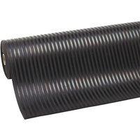 NoTrax Gummiauflage Rib ‘n’ Roll P3™, grob gerillt, BxL lfm x 1.000 mm, schwarz von NoTrax