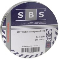 25 Blatt Gitterleinen Schleifgitter 225mm Korn 100 für Langhalsschleifer Trockenbau von SBS