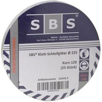 25 Blatt Gitterleinen Schleifgitter 225mm Korn 120 für Langhalsschleifer Trockenbau von SBS