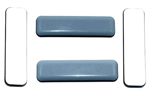 4 Stück Teflon-Möbelgleiter 19 x 70 mm Selbstklebend, PTFE-Gleiter, Teflongleiter von SBS