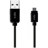 SBS 1m USB2.0/MicroUSB USB Kabel USB A Micro-USB A Schwarz SBS 1m USB2.0/MicroUSB USB Kabel USB A Micro-USB A Schwarz von SBS