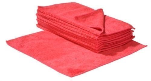 SBS 50 x Mikrofasertücher 30 x 30 cm rot Microfasertuch Mikrofaser Tuch Microfasertücher von SBS
