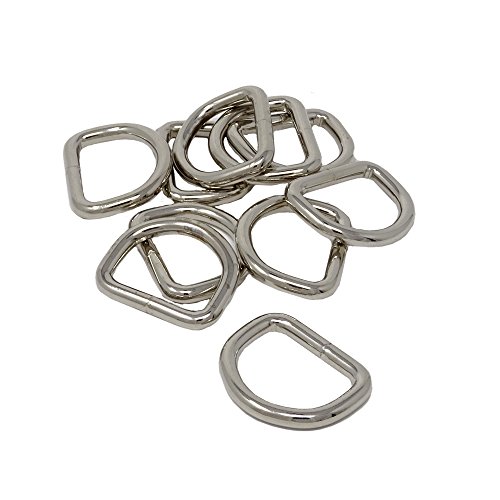 SBS D-Ring | 10 Stück | 35 x 27 mm | Stärke 4mm | Halbrunder Ring Halbring rostfrei von SBS