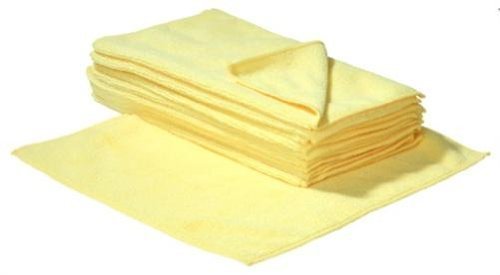 SBS Mikrofasertücher | 40 x 40 cm | 100 Stück | gelb | Microfasertuch Mikrofaser Tuch Microfasertücher von SBS