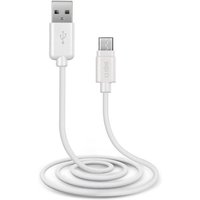 SBS TECABLEMICROW USB Kabel USB 2.0 1 m Micro-USB B USB A Weiß von SBS