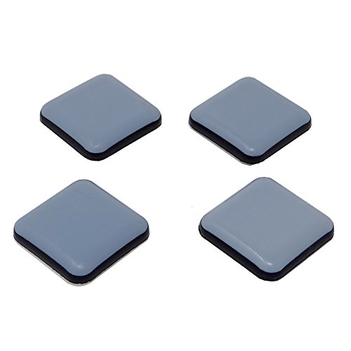SBS Teflongleiter | 4 Stück | selbstklebend | PTFE Gleiter Laflon Supergleiter Möbelgleiter Teflon (30x30 mm) von SBS