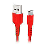 SBS USB Type-C Kabel TEKabelMICROC15R Rot von SBS