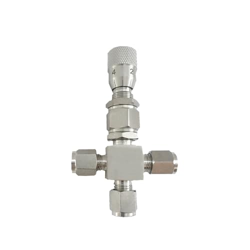 1/8 "1/4" 3/8 "4 6 8 10 12mm OD Rohr Compreesion Schott T 304 Edelstahl Abschaltung Dosierung Micro Nadel Ventil Wasser Gas Öl(8mm) von SBSSYVLMV