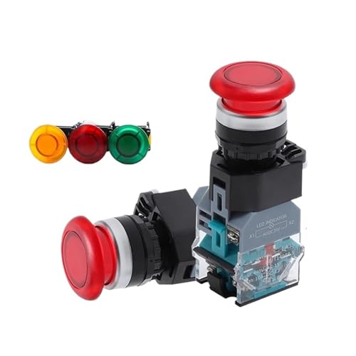 10 Reset-Taster LA38 Druckschalter 11XD 10A 440V(BRASS-AC380) von SBSSYVLMV