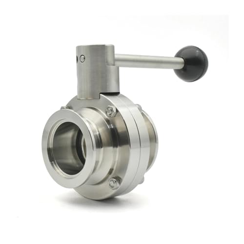 KF16 KF25 KF40 KF50 Vakuum Manuelle Schmetterling Ventil SUS 304 Edelstahl Stop Regelventil Selbst Made(KF16) von SBSSYVLMV