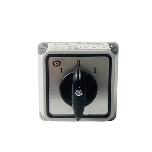 LW26-25/1M Umschalter 3 Positionen Drehnockenschalter 25A 1-polig mit wasserdichtem Gehäuse YMW26 LW28(Switch Box MOA) von SBSSYVLMV
