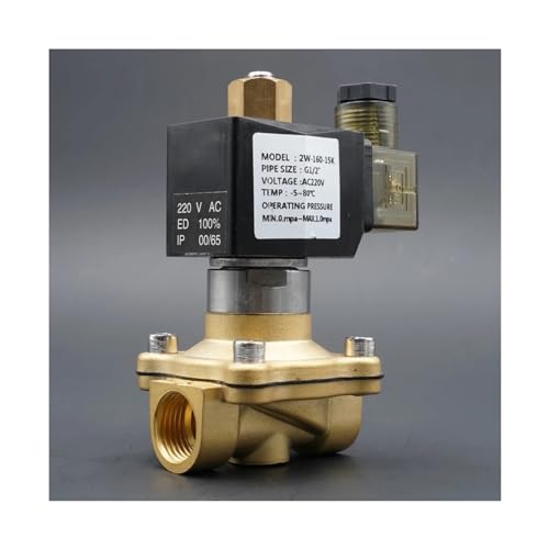 Magnetventil 1/4" 3/8" 1/2" 3/4" Normalerweise offenes Ventil Messing-Wasserventil 220V 24V(DC24V-EPDM) von SBSSYVLMV