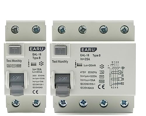 SBSSYVLMV 10 stücke 2P/4P 10/30/100/300mA Elektrische Fahrzeug EV Lade Pile Fehlerstromschutzschalter DC FI-SCHUTZSCHALTER RCD Typ B 6KA Din-schiene Erde Leckage(2p 32a) von SBSSYVLMV