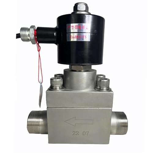 SBSSYVLMV 20MPa 200Bar 2 Weg sauerstoff magnetventil gelötet verbindung Öffnung 25mm SS304 CT5 Normalerweise Offen(Dn25,NPT-12V) von SBSSYVLMV