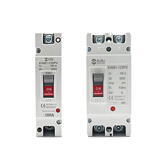 SBSSYVLMV DC 250V 500V DC Solar Kompakt-leistungsschalter MCCB Überlast Schutz Schalter Protector for Solar Photovoltaik PV 100A 125A(200A,2P) von SBSSYVLMV