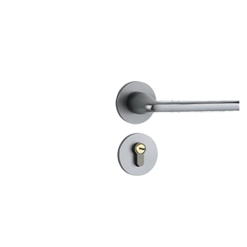 SBSSYVLMV Space Aluminium Home Schlafzimmer Leises magnetisches Türschloss Aluminiumoxid Schwarz Sternenhimmel Grau Split Lock Hardware(Gray Large 58 Silent) von SBSSYVLMV