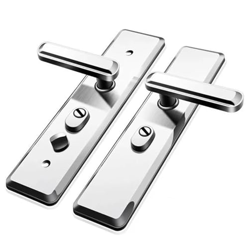 Universal-Eingangssicherheitstürschloss Edelstahl Shinny Multifunktions-Türgriffschloss Mechanisches Schlossset 1St(B 55mm handle) von SBSSYVLMV