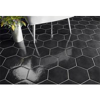 Natucer Hexagonal Mn. Niza 7"x8" Schwarz Polierte Fliese Natucer Hexagonal Mn. Niza 7"x8" Schwarz Polierte Fliese von SBTILEANDSTONE