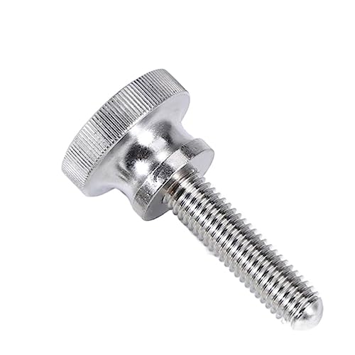 1-10 Stück M2 M3 M4 M5 M6 M8 M10 M12 DIN464 GB834 Rändel High Step Head Rändelschraube Handfest Rändelschraube Edelstahl 304 Rändelschrauben (Size : M6X20(2pcs)) von SBTRKT