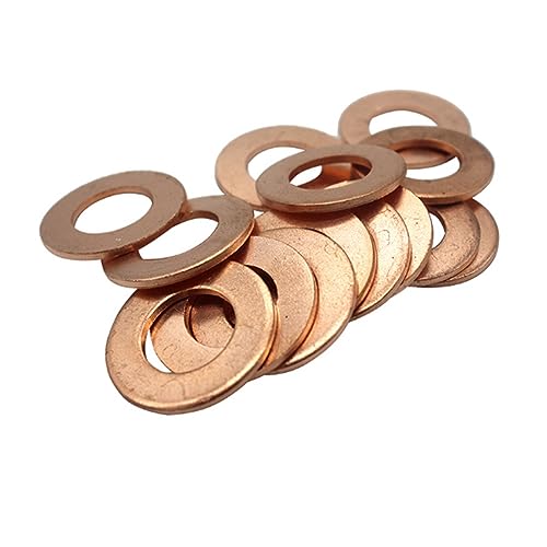 5 Stück 2 mm dick M6 M8 M10 M12 M14 M16 M18 M20 M24 M26 O-Ring-Dichtung, Dichtung, Kupfer-Unterlegscheibe, flache Dichtungsring-Armatur (Color : M18x24x2mm) von SBTRKT