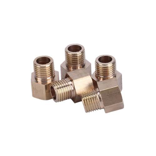 M8 M10 M12 M14 M16 M18 M20 Metrisches Innen-zu-Außengewinde Messing Rohr Fitting Adapter Koppler Stecker for Kraftstoff Gas Wasser (Color : (1 PCS), Size : F M16x1.5-M M14x1.5) von SBTRKT