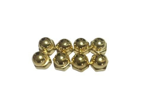 Messing vergoldet Hutmutter Hutmutter Messing Schraubkappe Gold M3 M4 M5 M6 M8 M10 M12 Mutter(M3) von SBTRKT