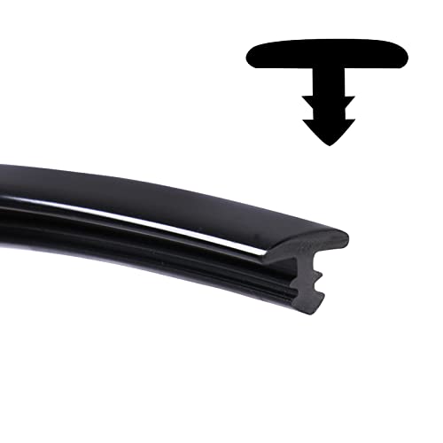 SBWLKJ T-Formteil aus flexiblem Polyethylen, T-Form, T-Form für Kantenschlitze, Arcade-Spielschränke, Wand, Tische, Theken, Regale, DIY-Projekte von SBWLKJ