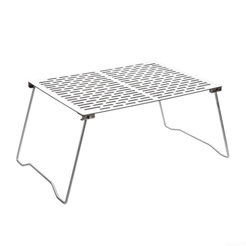 BBQ-Grillrost, Erleben Sie die Freude am Grillen mit diesem tragbaren Titan-Grillnetz, robuste Konstruktion und faltbares Design for einfachen Transport 9 von SBZIOJHDR