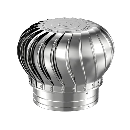 Drehbarer Schornstein, 304 Dicker Entlüfter aus Edelstahl, Wandmontage, Abluftabdeckungen, Entlüftungsauslass, DIY Easy Vent Hookup Kit, for die Belüftung A(9.8inch(250mm)) von SBZIOJHDR