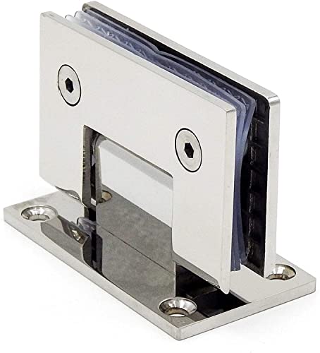 Glastürscharniere, Möbelbeschläge Soft-Close-Schrankscharnierzubehör, 1 Stück Edelstahl, rahmenlos, 90 Grad, flache Klappglas-Clip-Tür for Badezimmer Glastürscharniere, Möbelbeschläge Soft-Close-Schrankscharnierzubehör, 1 Stück Edelstahl, rahmenlos, 90 Grad, flache Klappglas-Clip-Tür for Badezimmer von SBZIOJHDR