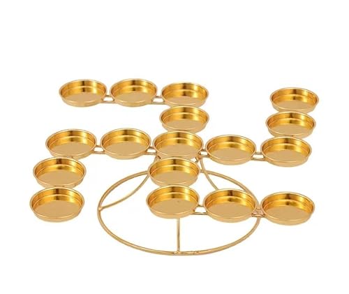 Kerzenhalter, Kerzenständer Altar Dekor Advent Kerzenhalter Kerzenhalter Tempel Licht Desktop Schmuck Legierung 1pc von SBZIOJHDR