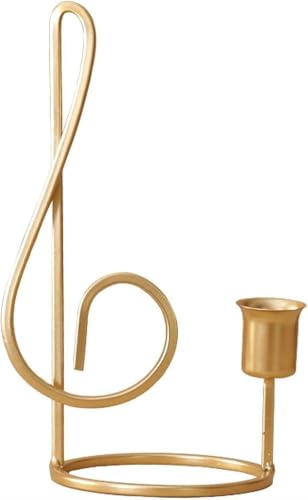 Kerzenhalter, Luxus Eisen Kunst Musik Notizen Musik Duft Kerzenhalter Ornamente Romantische Hochzeit Candlelight Dinner Moderne von SBZIOJHDR