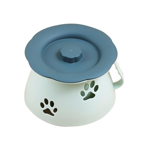 Nachttopf for Erwachsene und Kinder, tragbare Toiletten, Bettpfanne mit Deckel und Griff, Spucknapf, Urinal, Töpfchen, multifunktionaler Eimer for zu Hause(Blue) von SBZIOJHDR