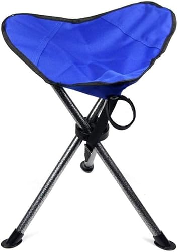 SBZIOJHDR Campinghocker, Camping, Faltbarer Dreibein-Campingstuhl for Camping, Klapphocker mit kleinem tragbarem Sitz, geeignet for Outdoor-Aktivitäten von SBZIOJHDR