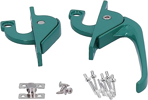 SBZIOJHDR Fenstergriff, Flacher zu öffnender Fensterverriegelungsgriffsatz, Hardware-Zubehör, Oberflächen-Backfinish-Prozess hat helle Farbe, Fensterverriegelungsgriff Push Wind von SBZIOJHDR