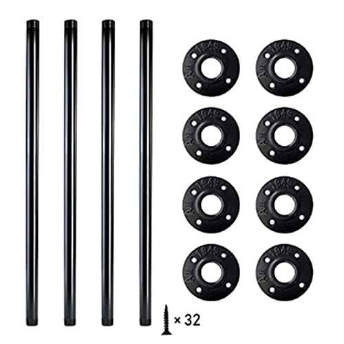 SBZIOJHDR Verstellbare Möbelbeine, 4 Stück Tischbeine aus Metall – Möbelbeine – Tischbeine aus Gusseisenschweißen, Moderne DIY-Esstischbeine, Metall, Couchtischbeine, Metallbeine for alle Arten von SBZIOJHDR