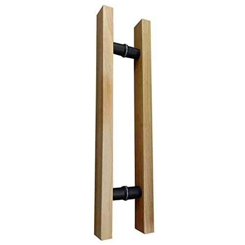 SBZIOJHDR tragbarer Ventilator, Rustikale Scheunentorgriffe for den Eingang, Haltegriff aus Holz for den internen und externen Gebrauch im Bauernhausstil, einfach zusammenzusetzen(Length60CM) von SBZIOJHDR