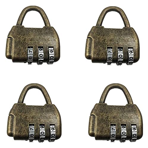 Ziffernwahl-Passwort-Vorhängeschlösser, 4-teiliges Vorhängeschloss im Archaize-Stil, veränderbares Passwortschloss, Vorhängeschlösser mit Standard-Passwortkombination Ziffernwahl-Passwort-Vorhängeschlösser, 4-teiliges Vorhängeschloss im Archaize-Stil, veränderbares Passwortschloss, Vorhängeschlösser mit Standard-Passwortkombination von SBZIOJHDR