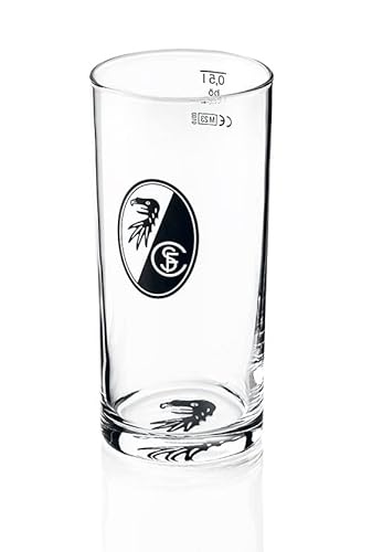 SC Freiburg Schobbeglas groß 0,5l SC Freiburg Glas, Bierglas, mug, jug, jarra, cruche, Fanglas, Bierglas, Saftglas von SC Freiburg SCF