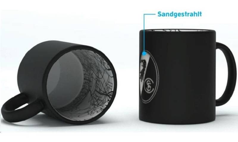 SC Freiburg Becher Tasse Prag Sandgestrahlt von SC Freiburg
