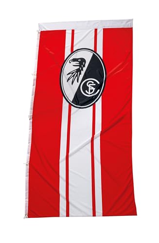 SC Freiburg Hissfahne HF Rot/Weiß 100 x 200 cm von SC Freiburg